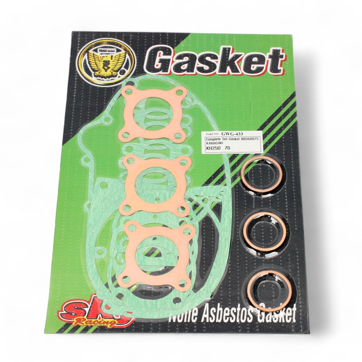マキページ Engine gasket set complete for Kawasaki S1 250 Mach 1 (S1F) 71-75