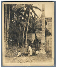 Leigh Hoffman, Indonesia, Java, Street vendor in Batavia (Jakarta) Vintage silv