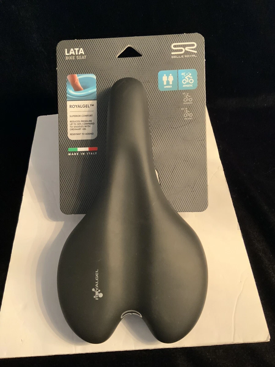 NEW Selle Royal Unisex LATA Gel Bike Seat Unisex Ergonomic Cycling SHIPS FAST