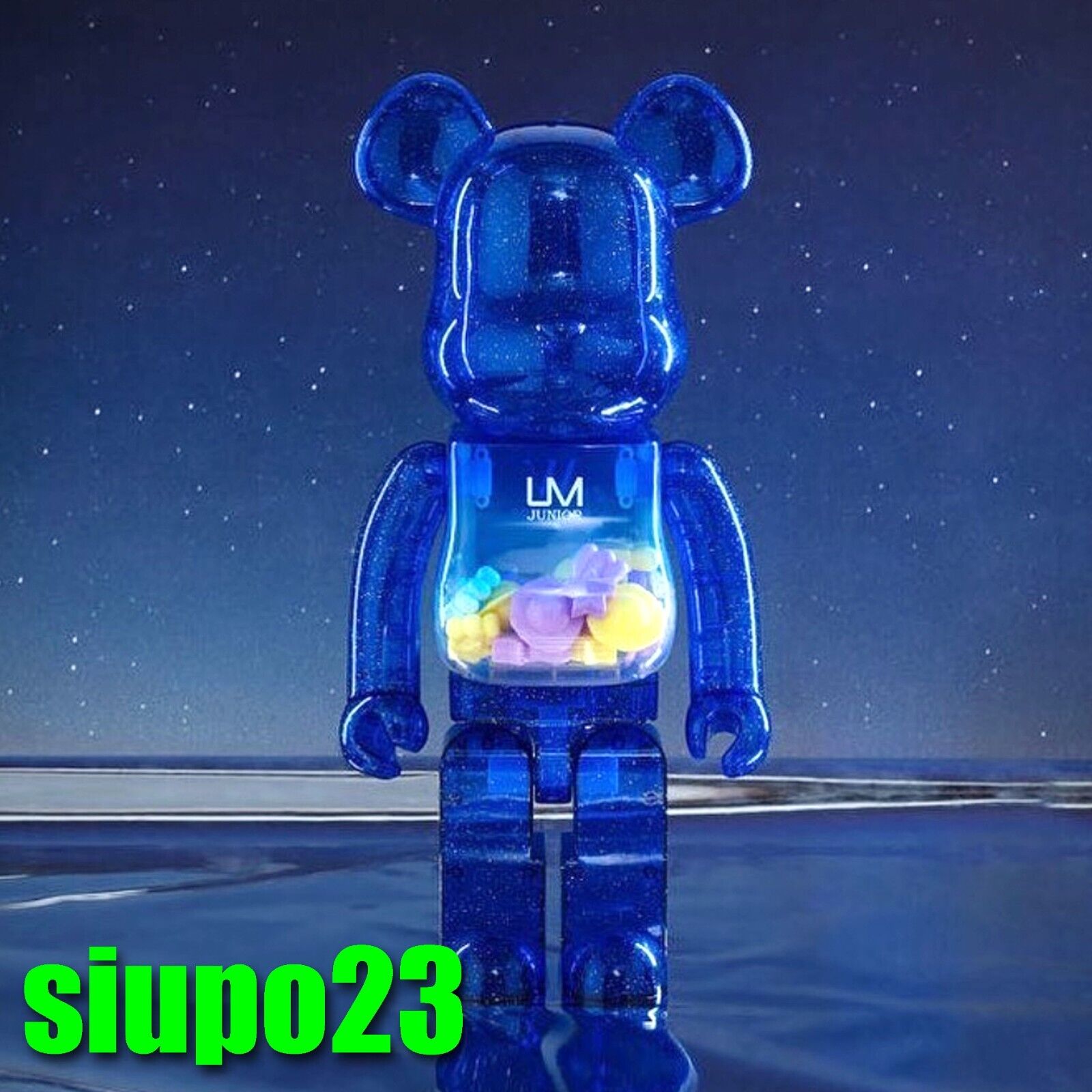 Gấu tô màu Bearbrick 23cm