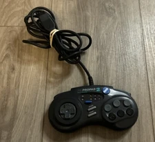 InterAct SG Propad 6 Sega Genesis 6 Button Controller Black SV-439 Wired Works