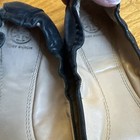 Tory Burch Ballet Flats Black Small Gold Logo Shoes Size 9 — photo 6