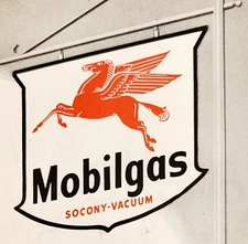 1950 Mobilgas Mobil Socony Vacuum Advertisement Automobilia Gas And Oil HM2B