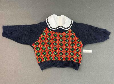 American Girl Molly Meet Sweater~Pleasant Company Hungary tag~Historical Dickie