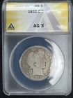 1898 O Barber Half Dollar Scarce AG3 ANACS