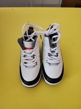 Shaq Toddler Boy's Press High Top Sneakers White/Black/Red Size 11M