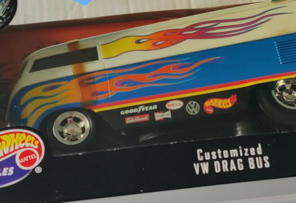 ¡¡¡NUEVO!!! VW DRAG BUS PERSONALIZADO ESCALA 1:18 HOT WHEELS (1999) Foto 4 de 4