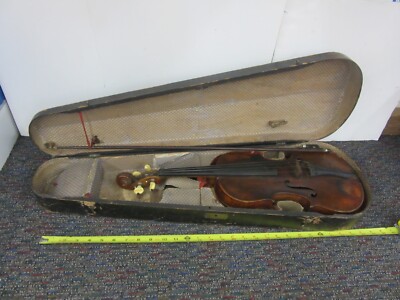 Jacobus Stainer violin circa 1890 maple wood worn antique needs
