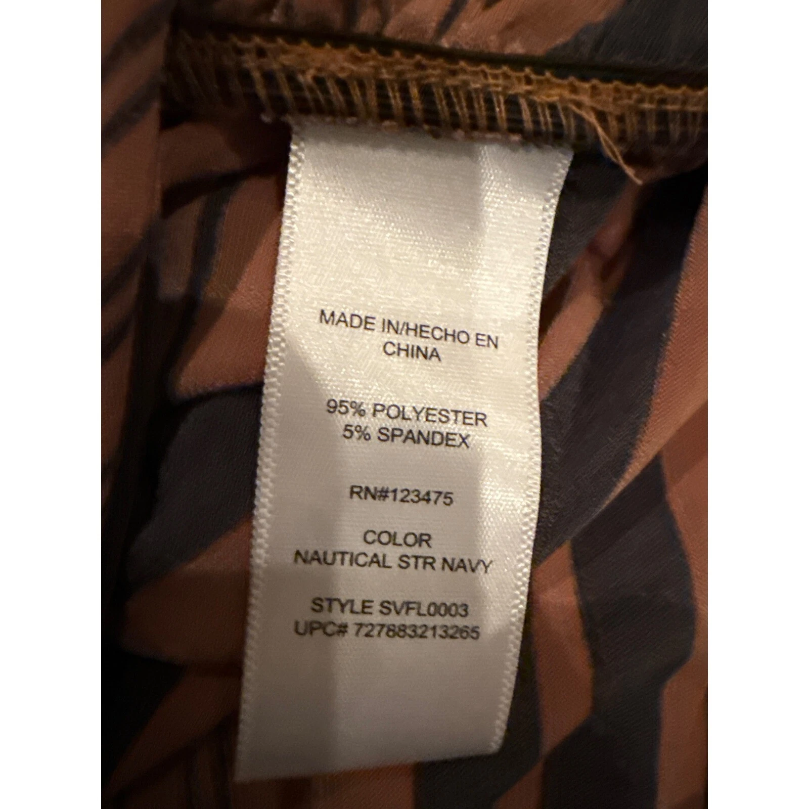 VETEMENTS Abito body Sofia Vergara a righe manica lunga casual carriera taglia L