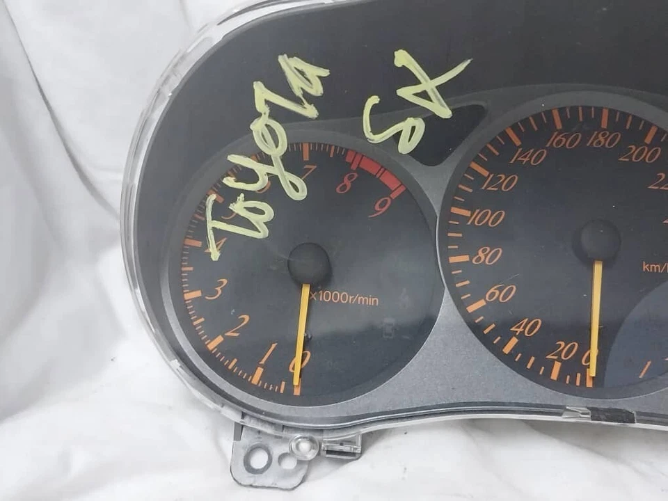 JDM 丰田 CELICA ZZT231 ZZT230 仪器集群速度计 原始设备制造商 260KM/H — 第 2/4 张图片