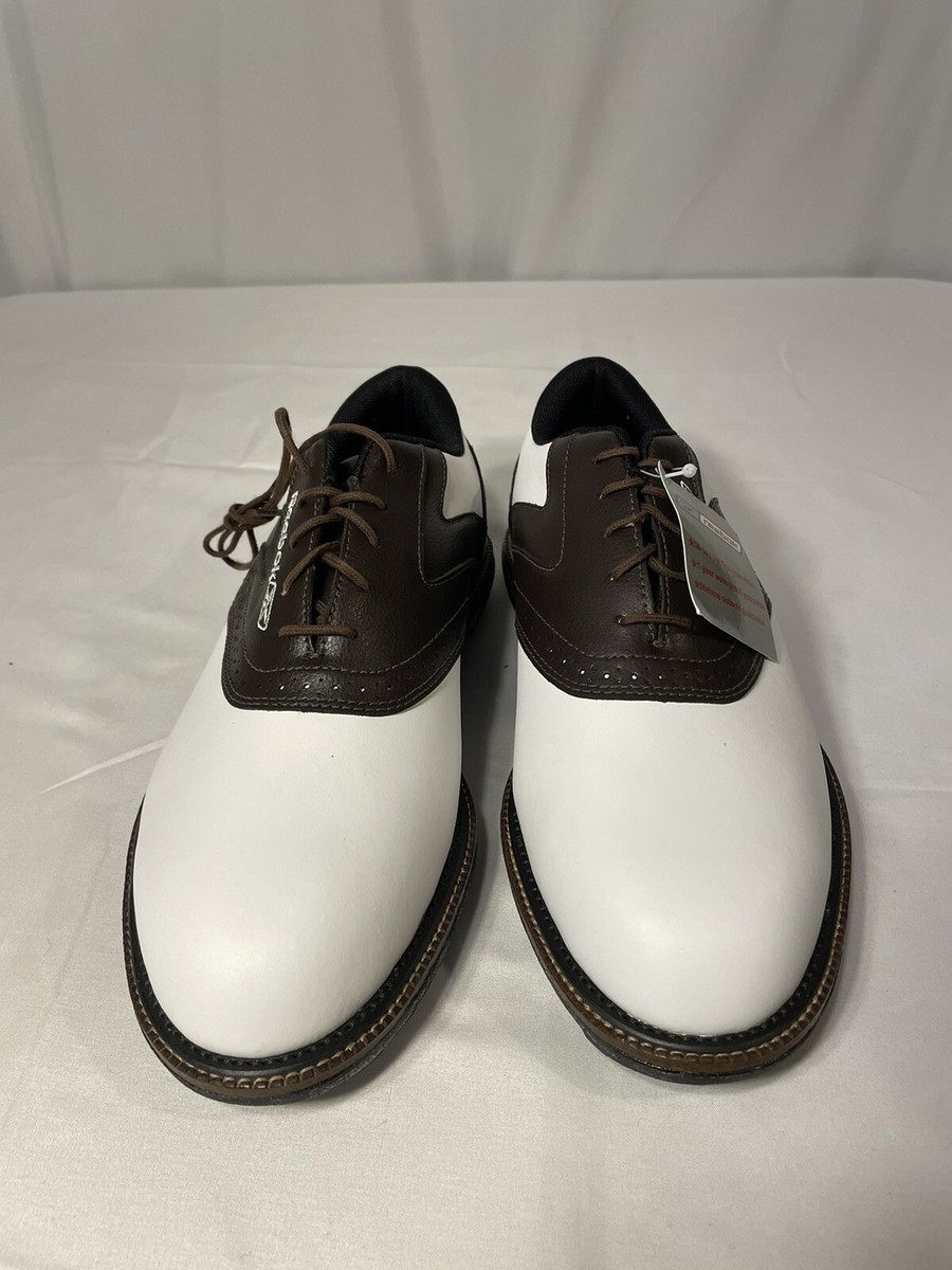 Reebok golf shoes. Size 9. White/brown saddle Oxford style. Good used condition. Reebok Men main image 4