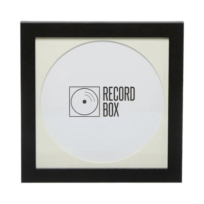 Record Box - Vinyl Frame - 7" Vinyl Frame - MDF Black