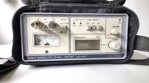 Promax MS-650 Satellite Signal Level Meter TV/CATV und USED RARE TESTER - Bild 7 von 7