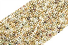 2MM Natural Yellow Green Garnet Beads Grade AA Faceted Round Loose Beads 15.5"