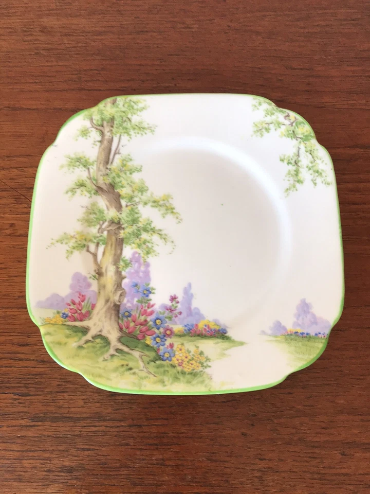 Vintage Royal Albert Greenwood Tree Tea Trio Of Cup Plate And Saucer England - image 3 of 4