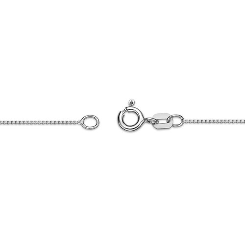 .07 cttw Diamond and Created Opal Cross Pendant in Sterling Silver 18" - Picture 6 of 7