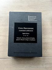 Civil Procedure a Modern Approach: 8th Editio...