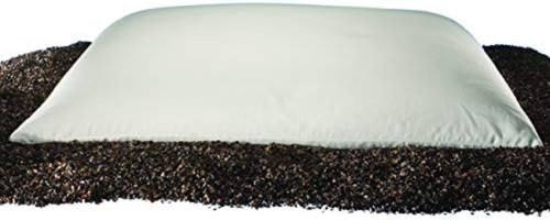 Organic Cotton Buckwheat Pillow: Adjustable Cooling Neck Support, White Standard - 第 2/4 張圖片
