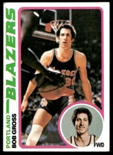 1978-79 Topps Bob Gross O1 Portland Trail Blazers #98