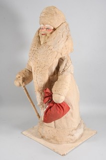 Q74J06 Antike Weihnachtsmann Figur Väterchen Frost um 1900