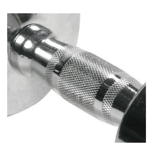 York Barbell Professional Chrome Dumbbell with Ergo Grip, Heavy-Duty 15lb Pak 2 - Picture 2 of 3