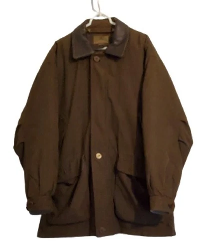Rainforest Men's Brown Jacket Size L Removable Zip-Out Liner - product listing photo