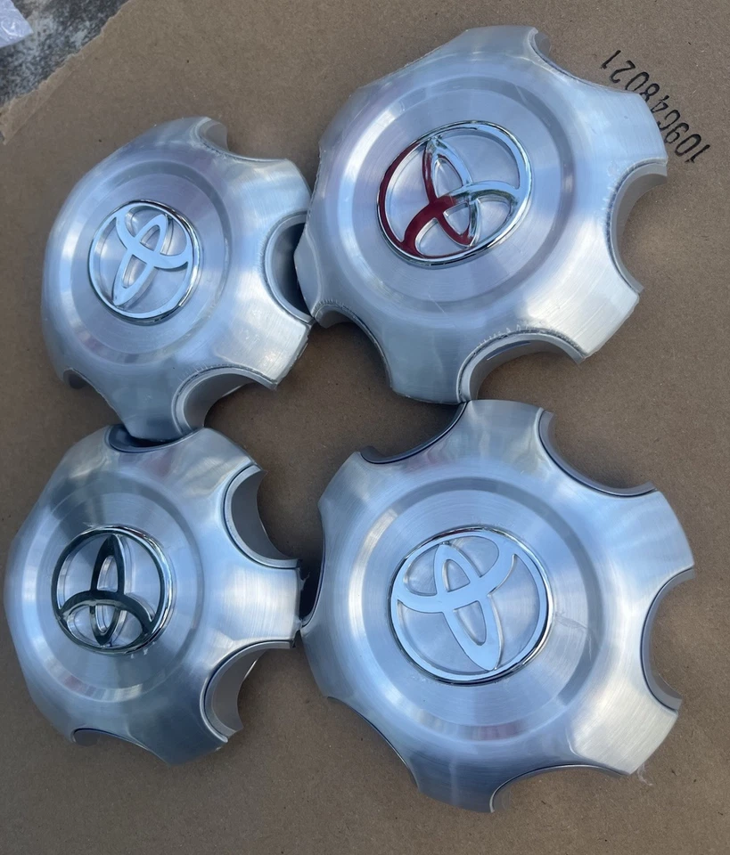 Juego de tapas centrales de llantas de aluminio de 6 radios para Toyota 4Runner 69430 2003-2009 17x7,5 Foto 3 de 4