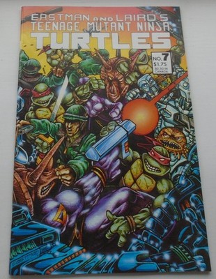 Teenage Mutant Ninja Turtles #7 ~ 1st Print (1986) ~ VF+ 8.5
