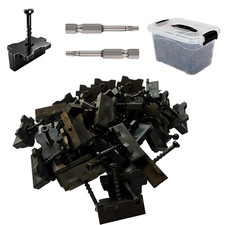 1250Pcs Hidden Deck Fasteners for Decking Board,Composite Deck Clips Plastic Hid