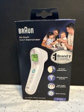 Braun No Touch 3-in-1 Thermometer White Digital Infrared