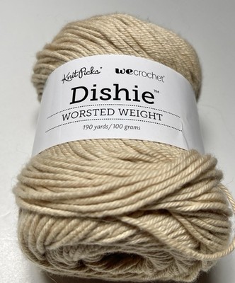 KNIT PICKS DISHIE YARN. 1Ball. CANVAS. I Combine Ship, See Details.