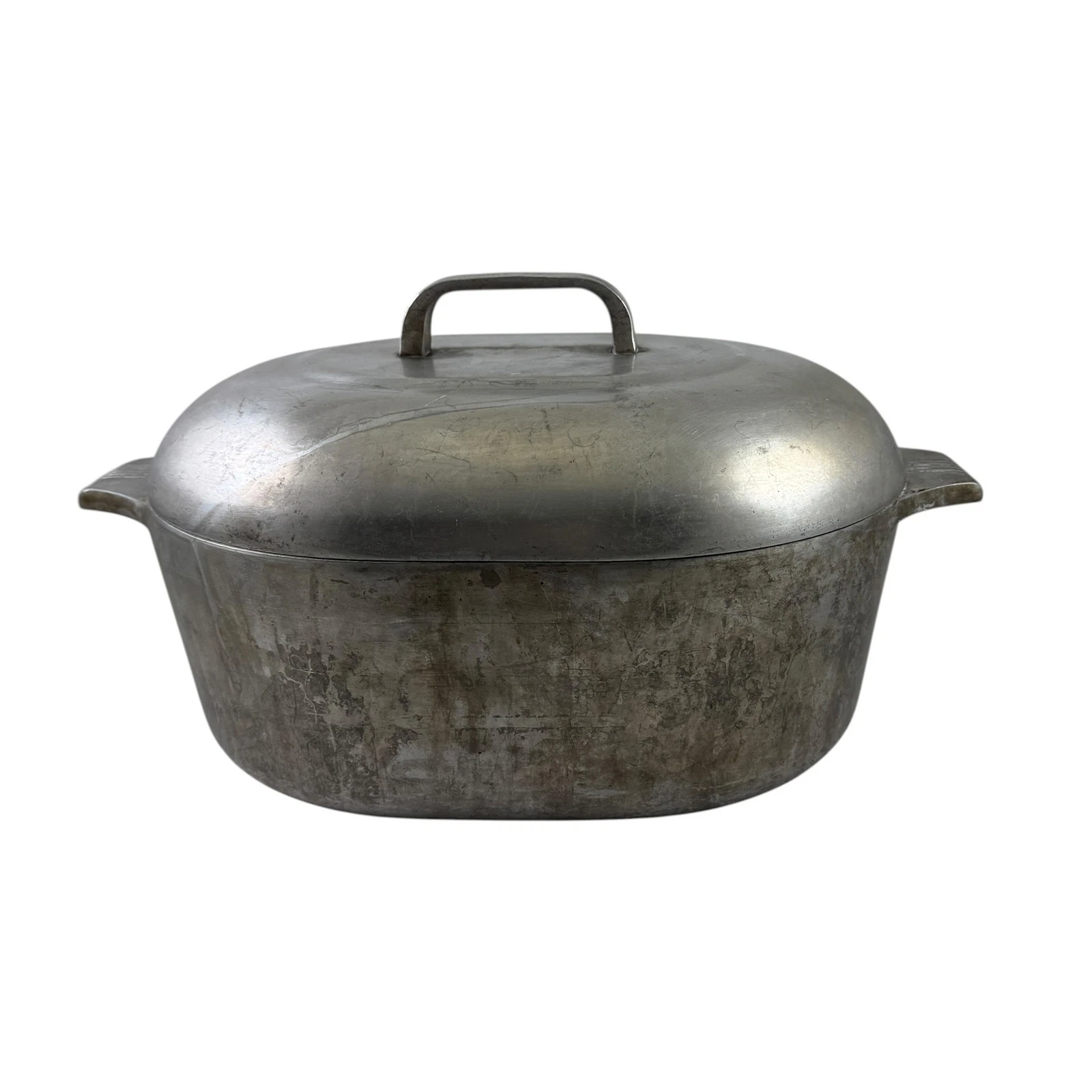 Wagner Ware Magnalite Oval Roaster Lid Trivet 4265-P Aluminum Vintage 1940s