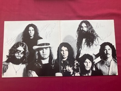 Lynyrd Skynyrd Ronnie Van Zant & Entire Band Autographed Street
