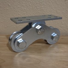 2" Groove Wheel U-Shaped Sliding Gate Caster Heavy Duty for Sliding Gate