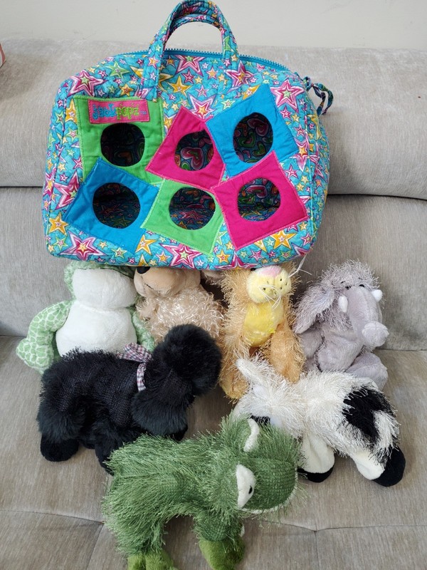 Webkinz Ganz Plush Stuffed Animal Lot 7 Lbs Mixed with bag carrier
