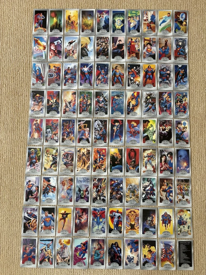 1994 Skybox Superman The Man of Steel Platinum Series Full 90 Card Set - Image 2 of 4