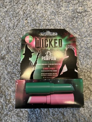 Limited Edition Wicked X Dr Paw Paw Lip Balm Duo Brand New In Box