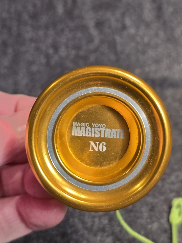 MAGICYOYO Magistrate N6 Professional Yoyo Gold Aluminum Alloy Yoyo Unresponsive - Image 3 of 4