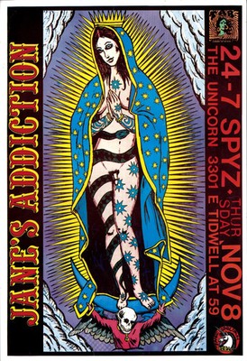 Jane s Addiction The Unicorn 1990 Concert Poster 24x36