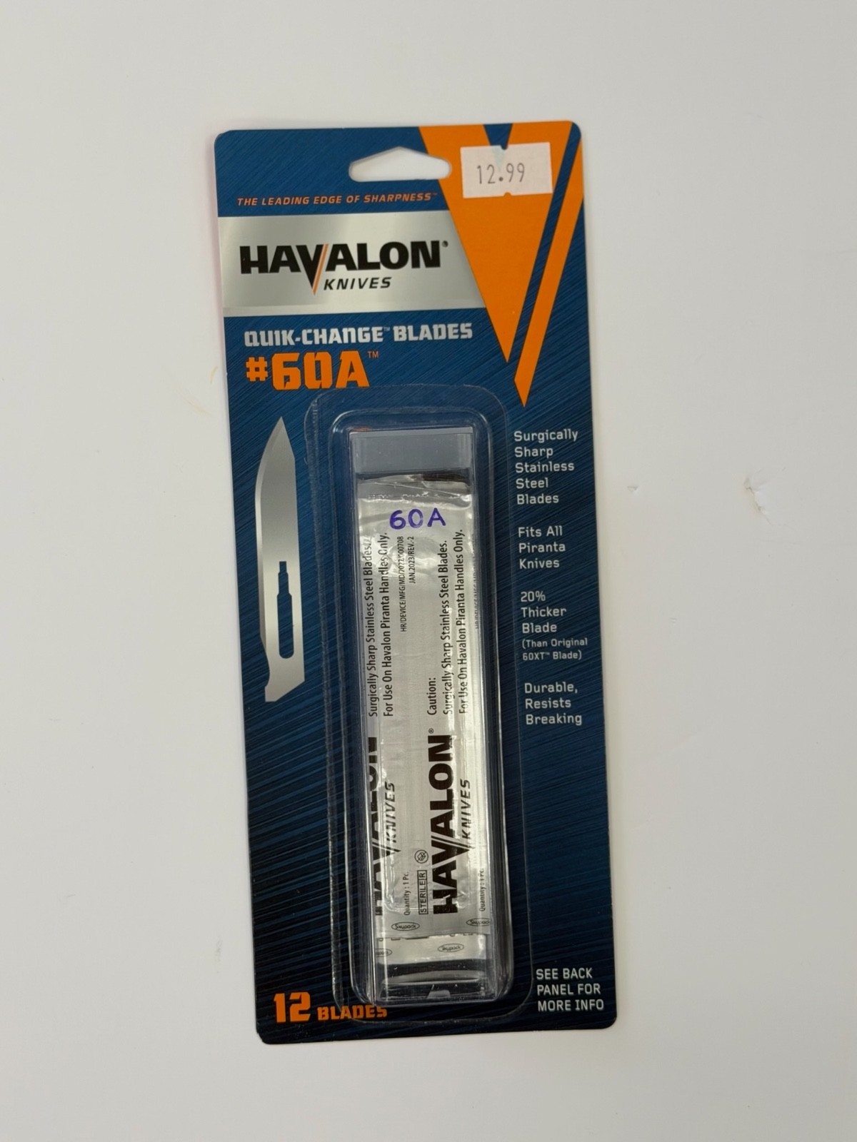 #60a Stainless Steel 12pck