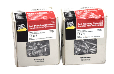 #ad The Project Center Hex Head Screws with Washer 10quot; x 1quot; 47701 1 lbs Gray 2 Pack $20.00