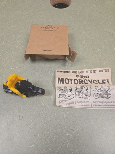 RARE "KELLOGG'S MOTORCYCLE" BOXED PREMIUM