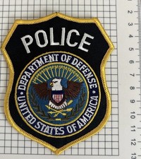 US DEPARTMENT OF DEFENSE WASHINGTON DC DOD Police Patch 3.5" 7F