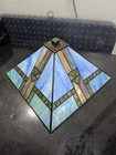 Vintage stained glass geometric shade Tiffany Style Lamp Cover