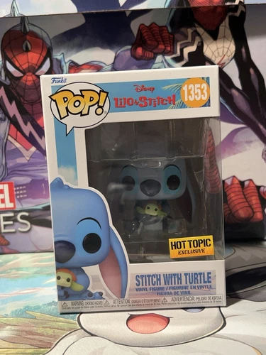 Funko Pop! Vinyl: Disney - Stitch with Turtle - Hot Topic (Exclusive) #1353