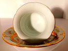 Meissen Scattered Flowers Floral Cup/ Saucer/ Plate B Form Trio Gold Encrusted — photo 4