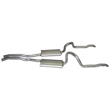 Scott Drake D0zz-5257-bos 1970 Dual Exhaust System 2.25
