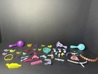 Vintage 2000s Barbie Beauty Salon Princess Accessory Lot Crowns Mattel