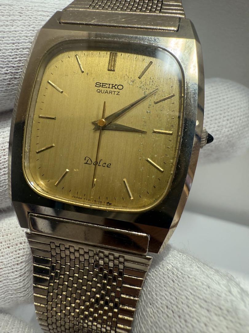 Seiko Dolce Men's Antique NSAG Alloy Case Watch with New Battery