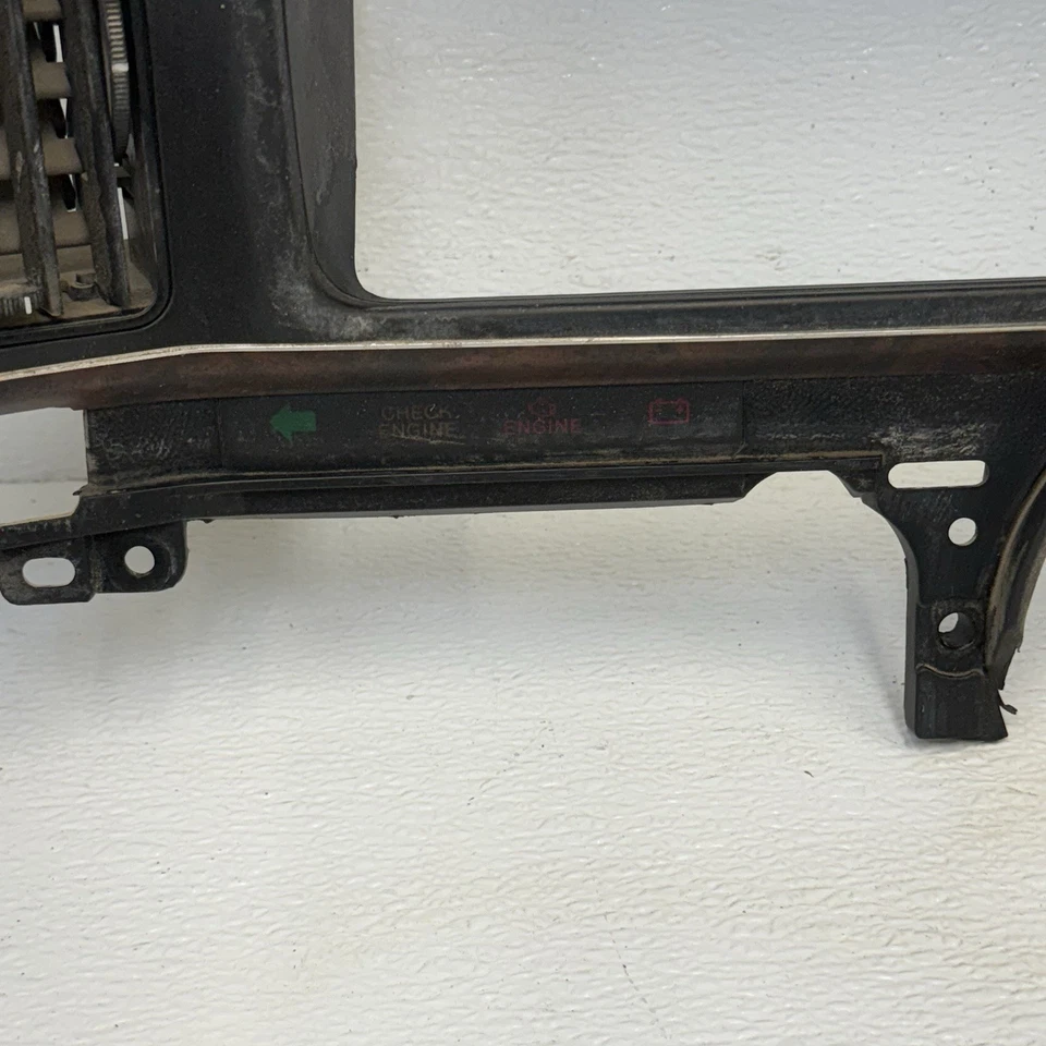 Ford F150 F250 F350 1987-1991 tablero delantero velocímetro bisel moldura madera grano fabricante de equipos originales Foto 3 de 4